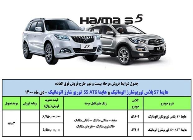 ثبت نام ایران خودرو ۱۴۰۰: فروش فوق‌العاده خانواده هایما